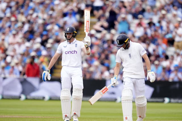 Jamie Smith fell just short of a maiden Test century (Nick Potts/PA)