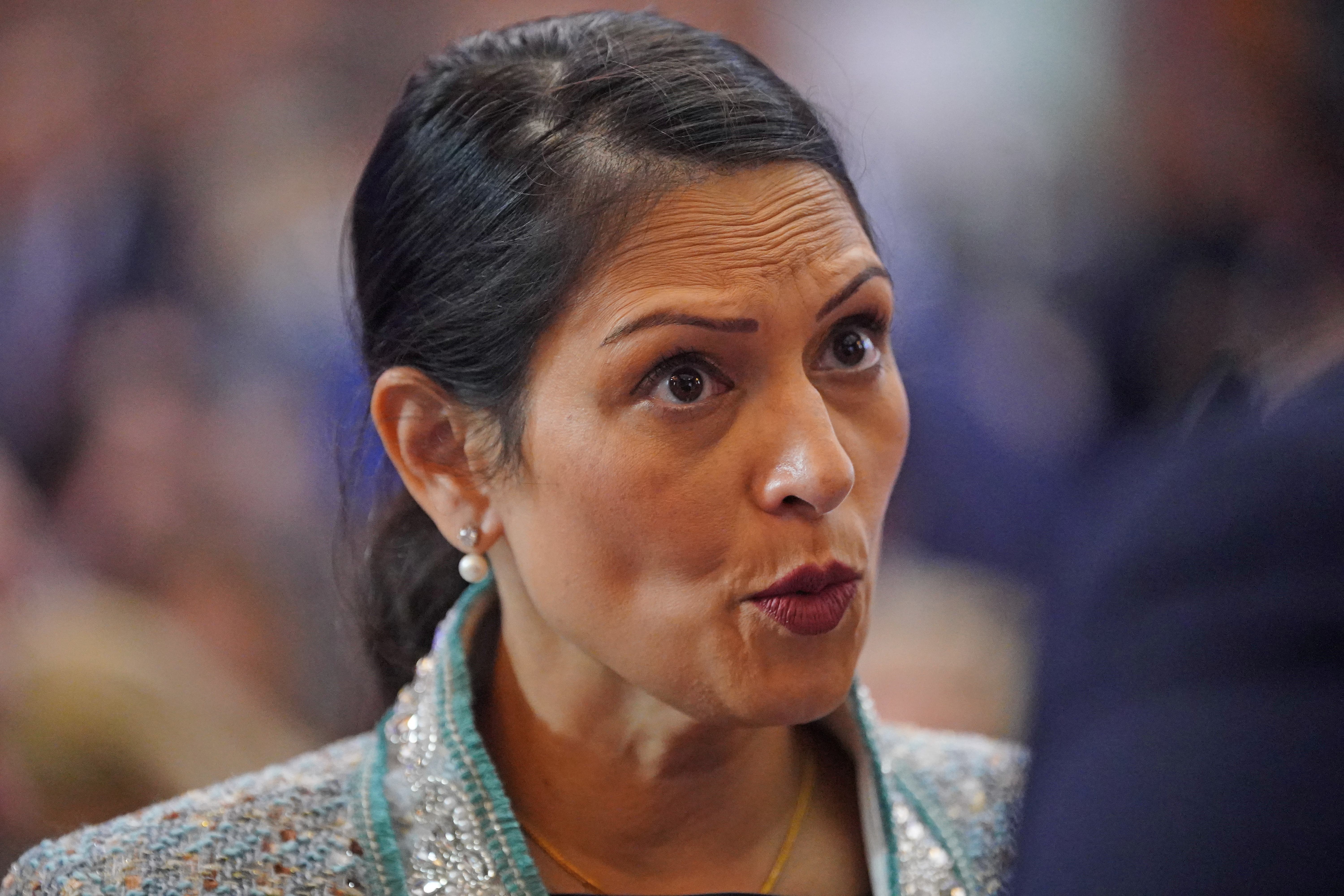 Former home secretary Dame Priti Patel has warned about social media misinformation