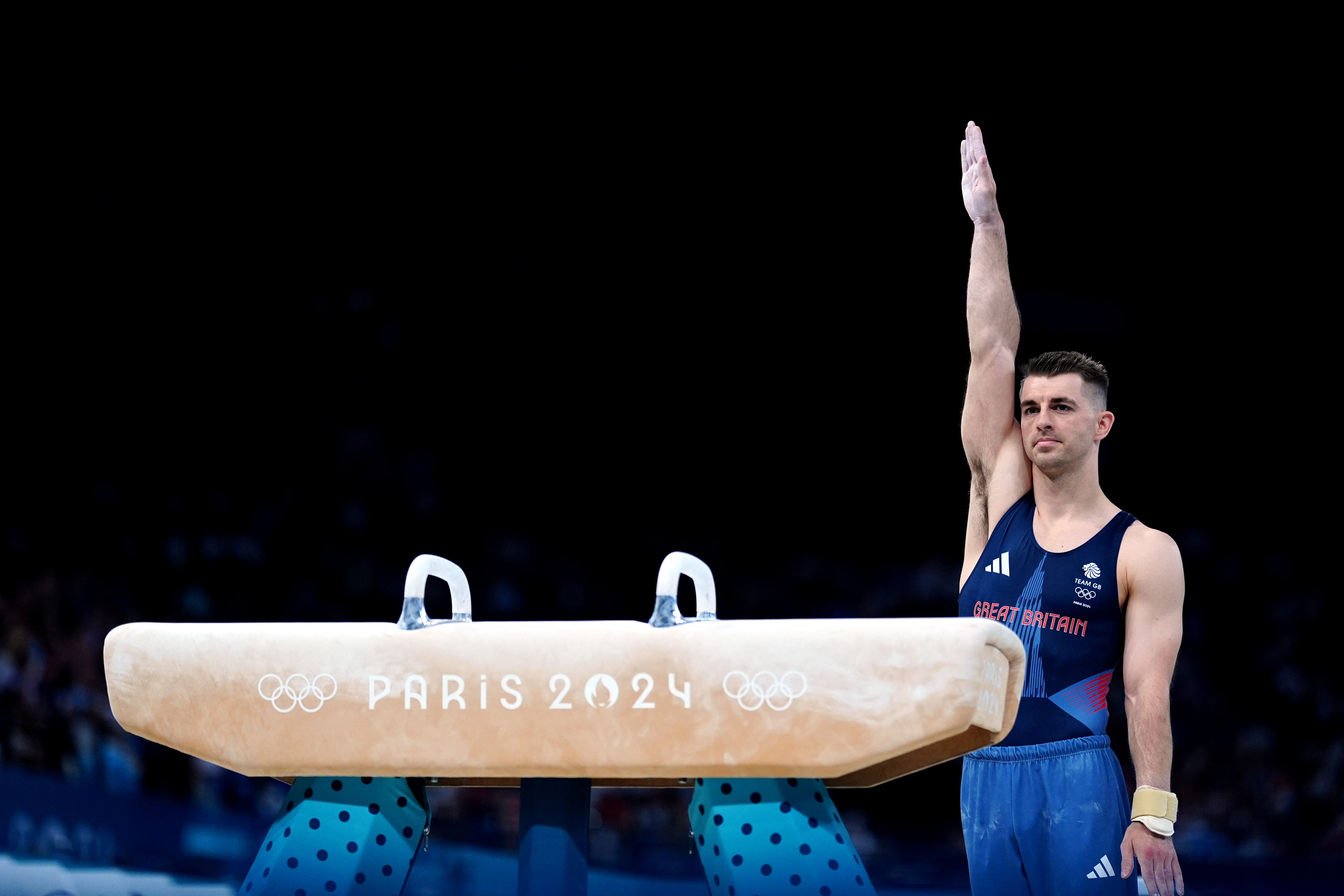 Max Whitlock led by example as Great Britain’s men qualified for eight individual gymnastics finals (Peter Byrne/PA)