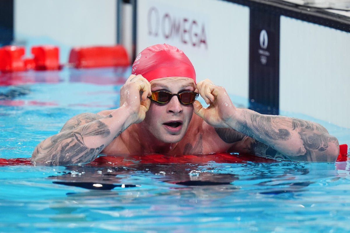 When is Adam Peaty competing at the Paris Olympics?  
