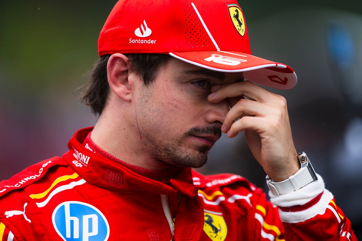 F1 Belgian GP LIVE: Race schedule and start time as Charles Leclerc starts on pole ahead of Lewis Hamilton