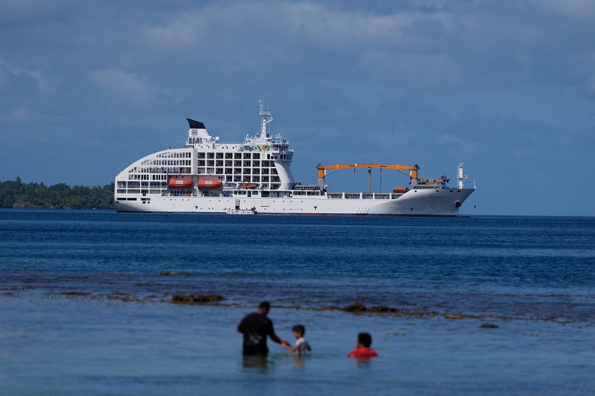 Olympic surfers sleep on a cruise ship in Tahiti, a first for the Games