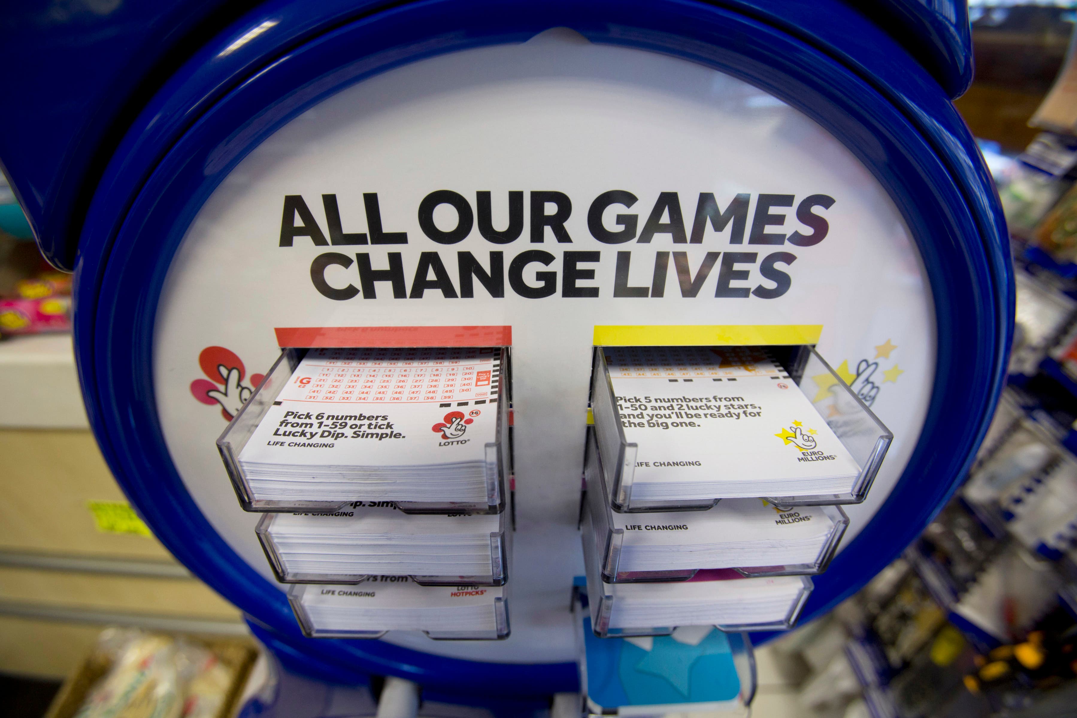 National Lottery operator Allwyn confirmed it had received a claim for the £24 million EuroMillions jackpot (Yui Mok/PA)