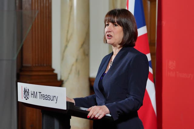 Rachel Reeves is expected to approve above-inflation pay rises for millions of public-sector workers (Jonathan Brady/PA)