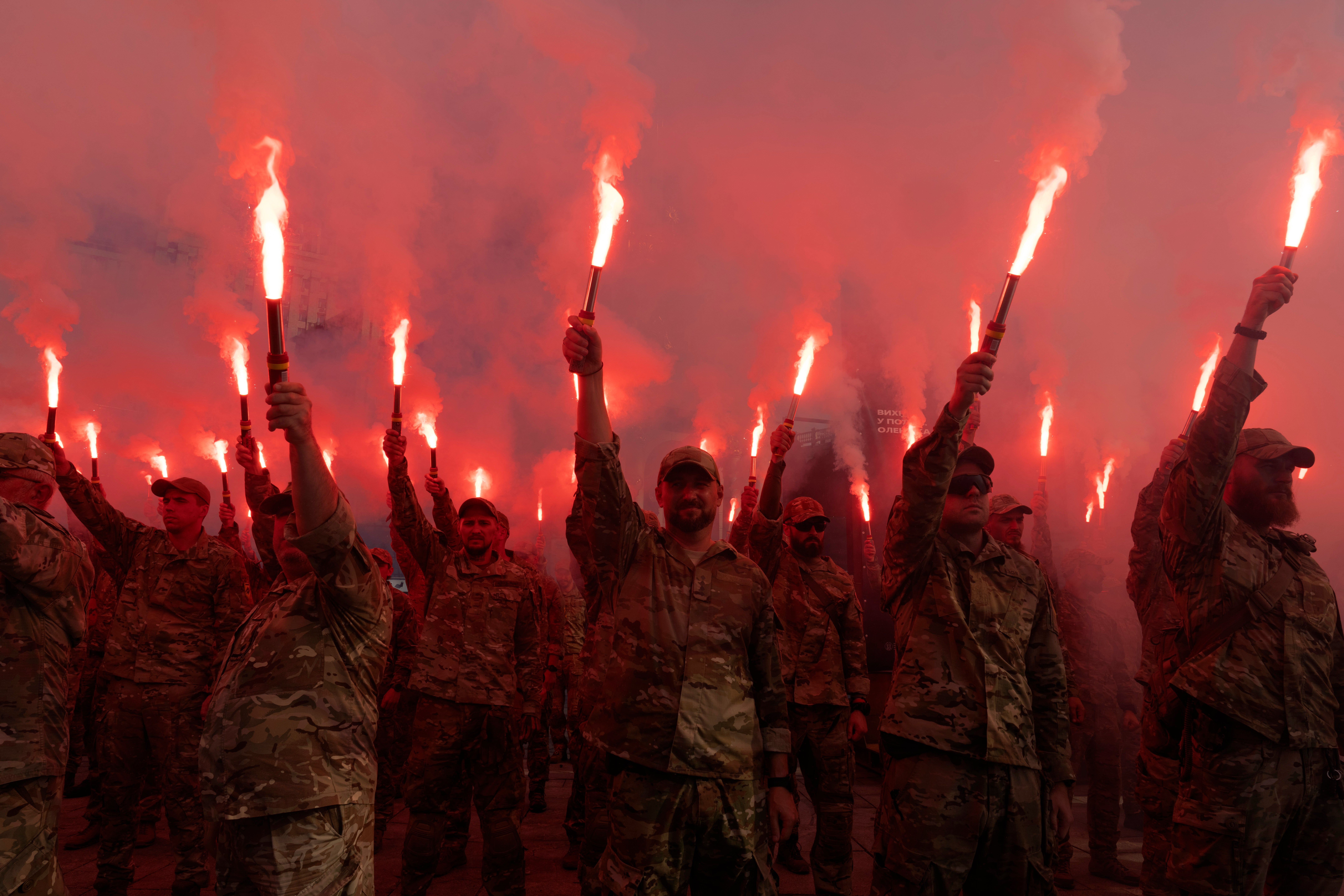 Russia Ukraine War Demonstration for Prisoners