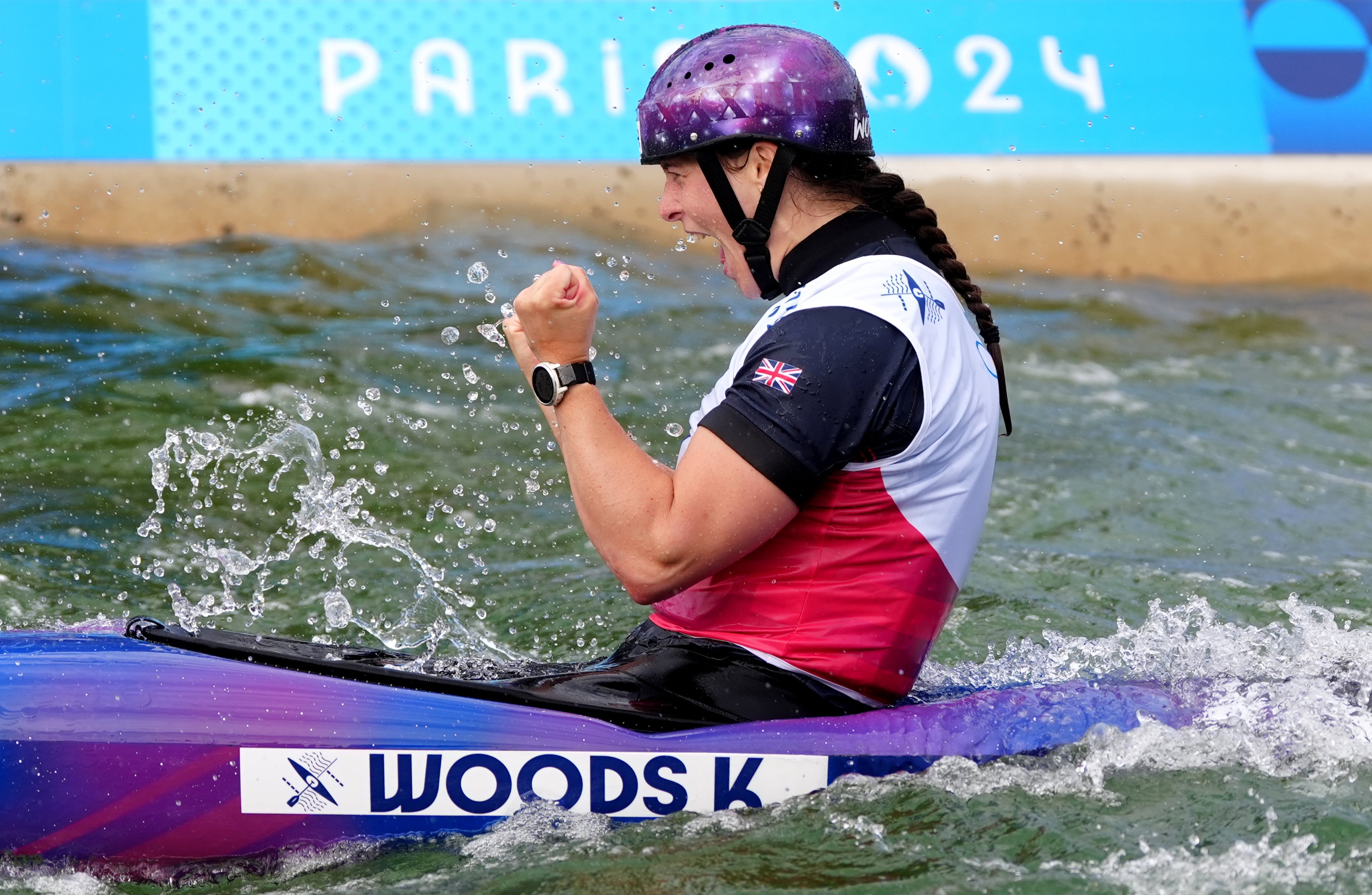 Kimberley Woods claimed kayak bronze (David Davies/PA)