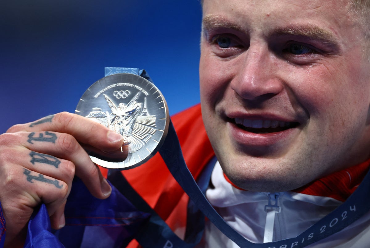 Adam Peaty in tears during emotional interview after silver medal