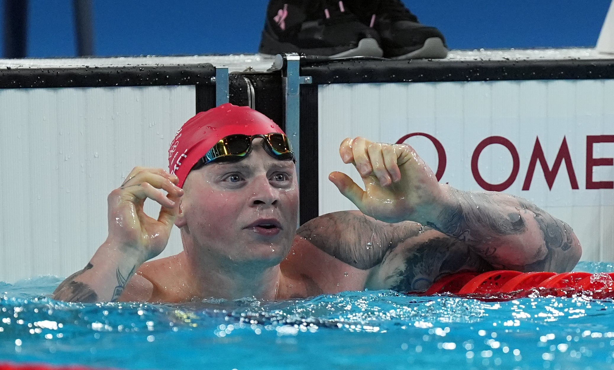 Adam Peaty was disappointed by the food offering at Paris 2024