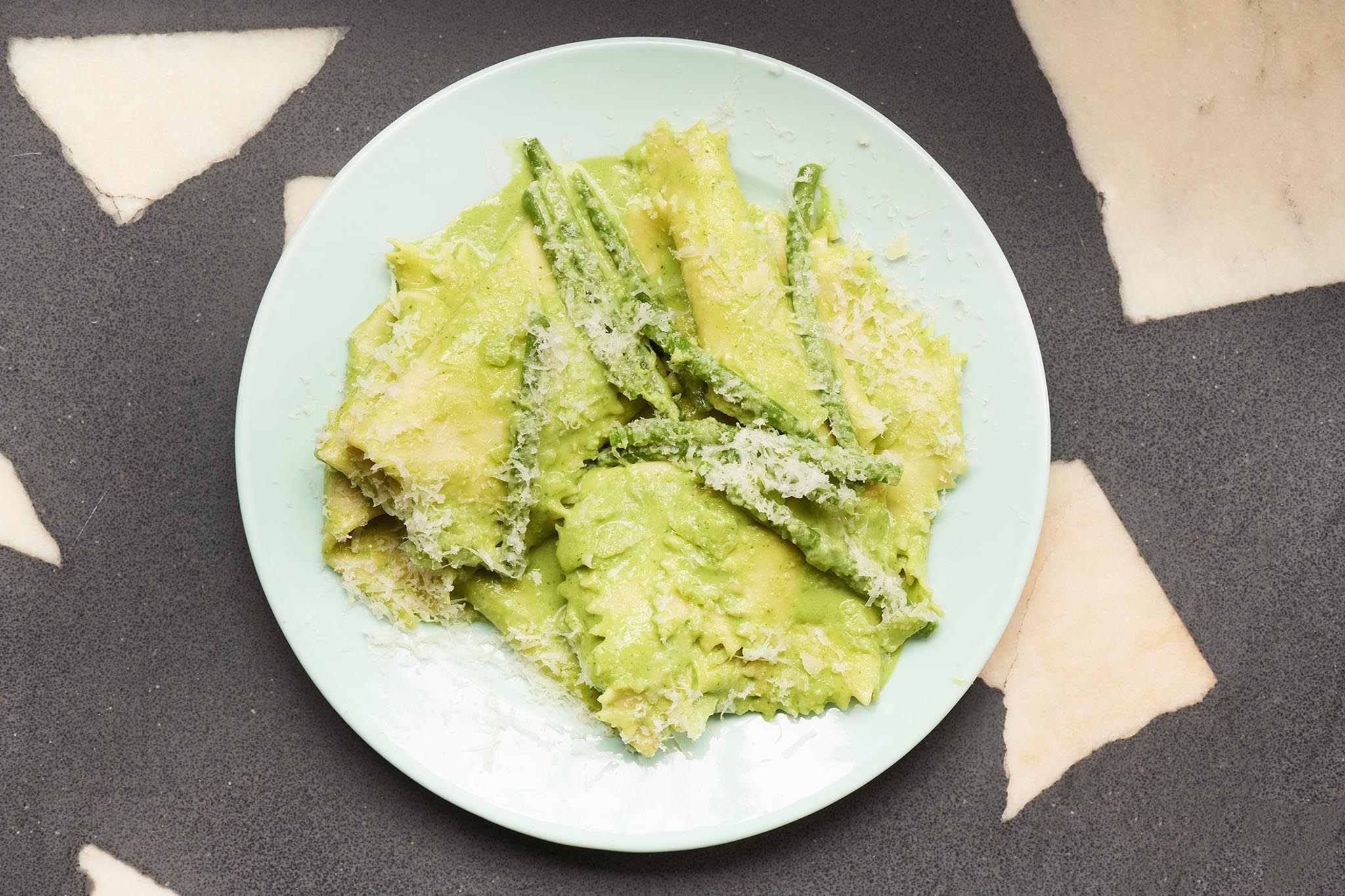 Finish with a dusting of Parmesan for a perfect summer meal