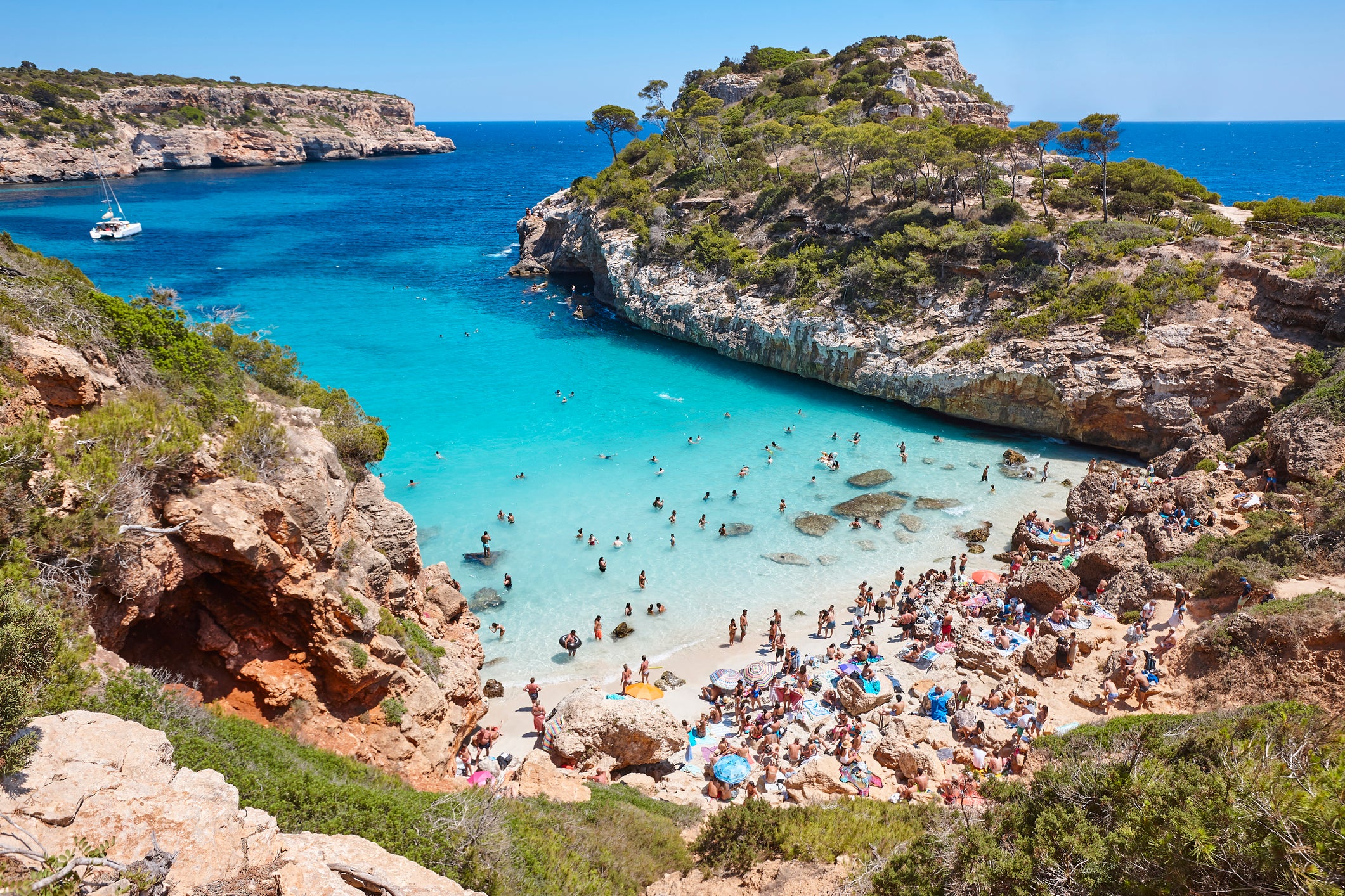 Mallorcan residents have marched through Palma in a string of anti-tourism protests