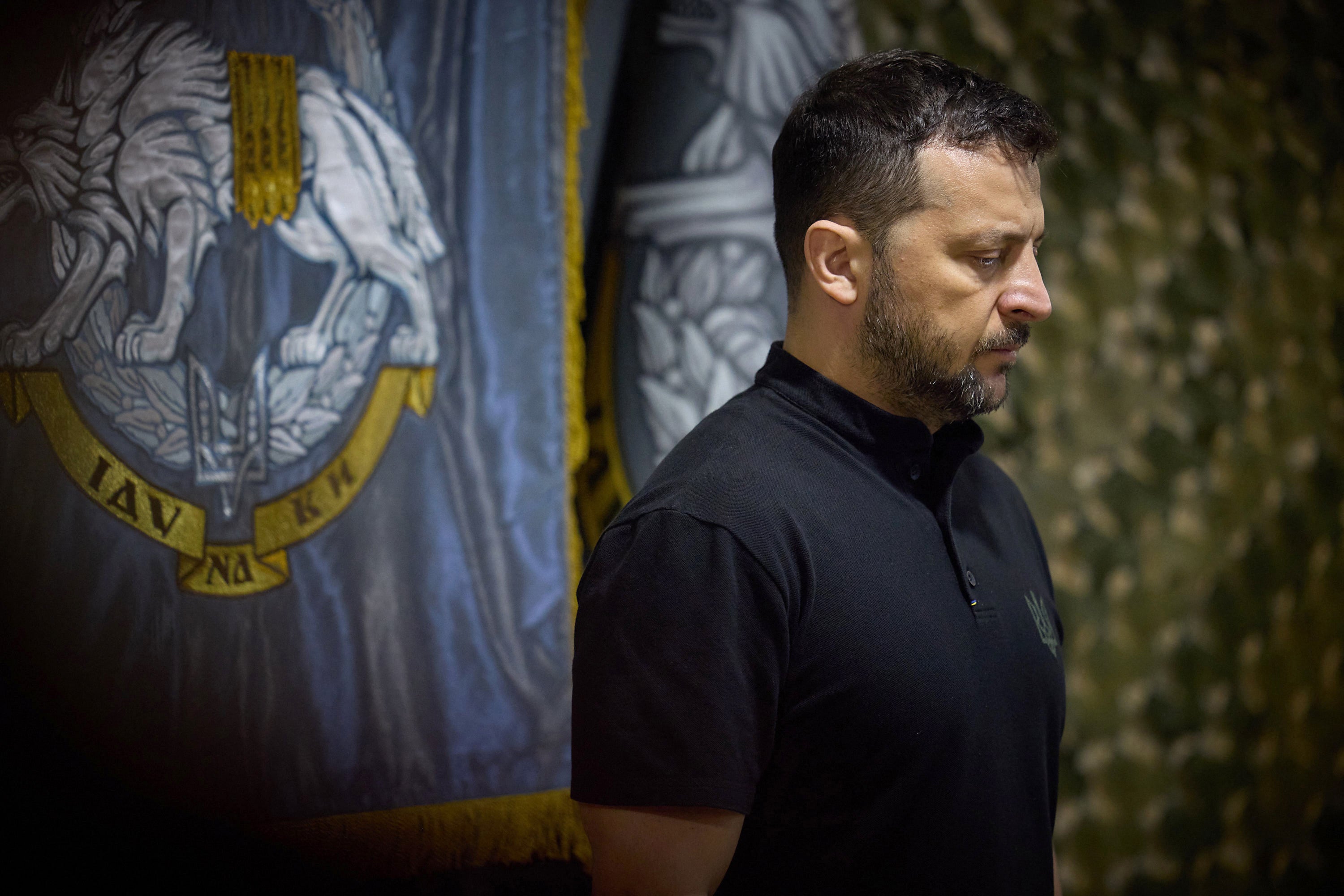 Zelensky visited the frontline in Kharkiv on Monday to pay tribute to Kyiv’s special forces