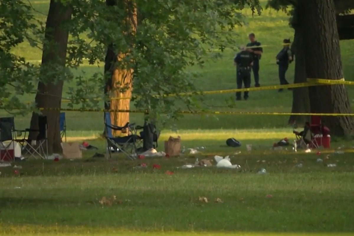 Mass shooting leaves one dead and six injured in New York park as cops ...