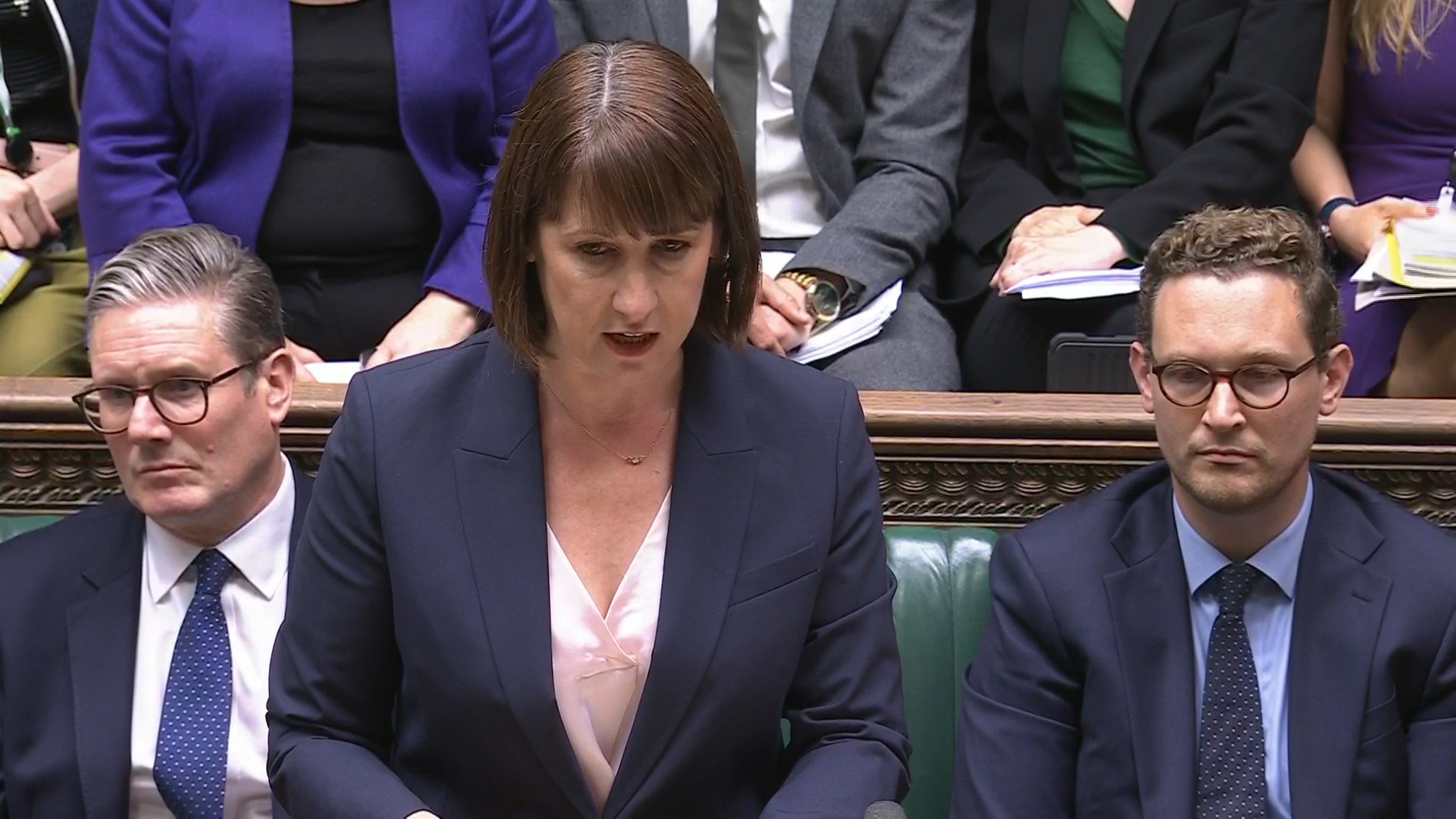 Chancellor of the Exchequer Rachel Reeves in the House of Commons