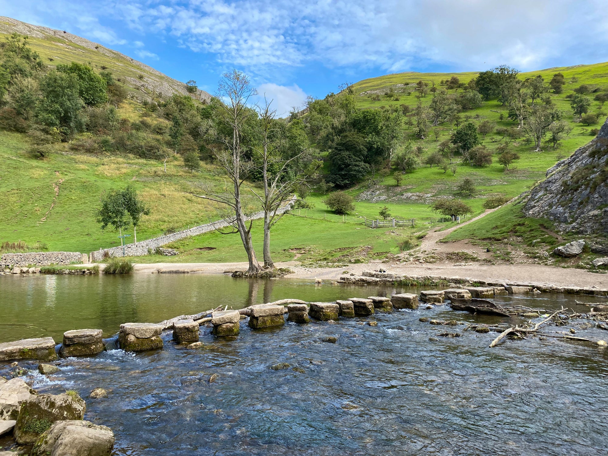 The site remains closed after a storm wrecked the stepping stones last winter