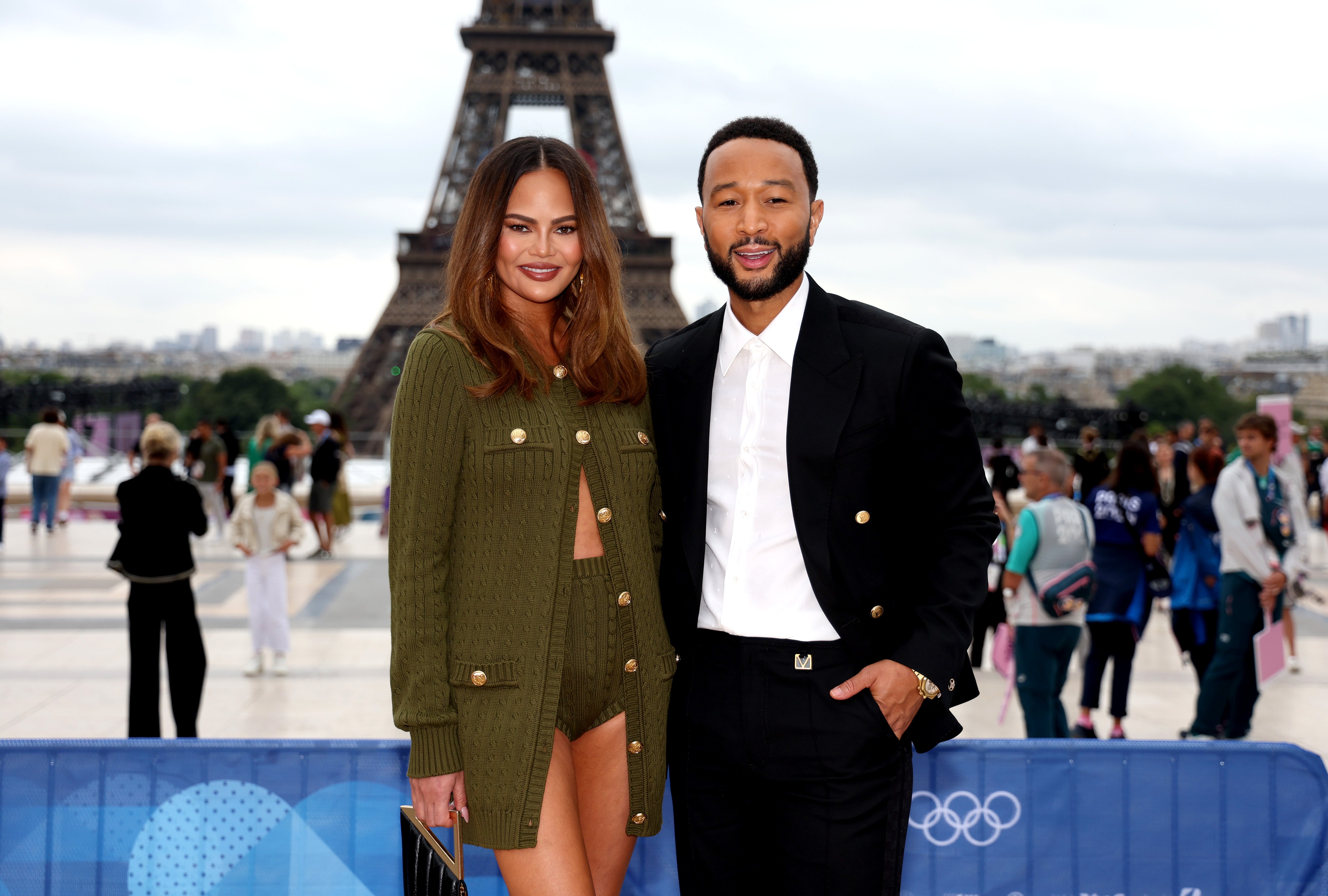 Chrissy Teigen and John Legend at the Olympics