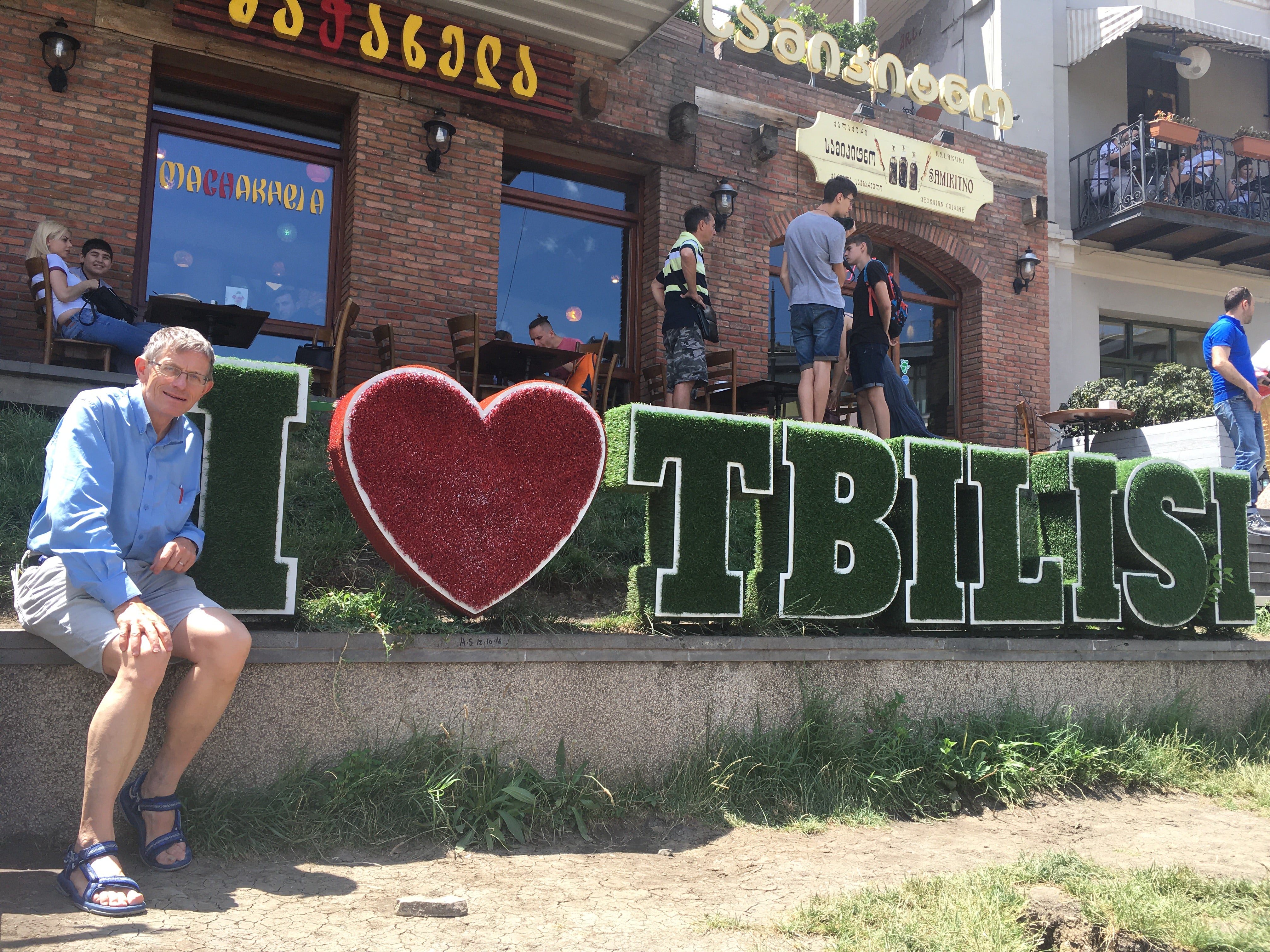 Love affair: the Georgian capital, Tbilisi, is soon to be linked with Luton