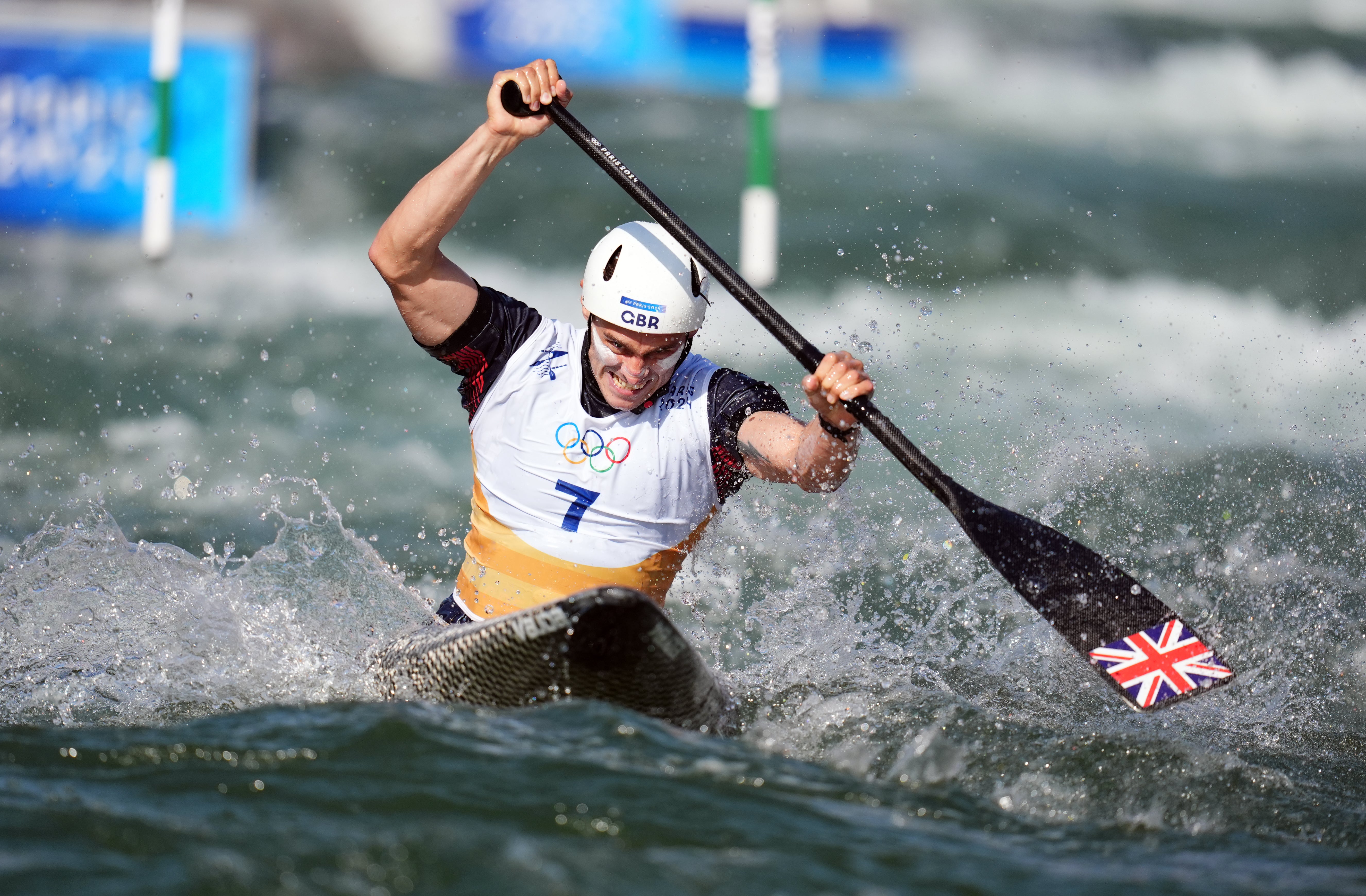 Burgess’ near-perfect run ensured he finished with a silver medal in the men’s canoe slalom.