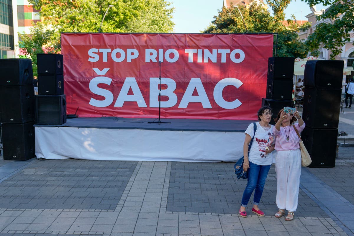 Thousands protest Serbia's deal with the European Union to excavate lithium