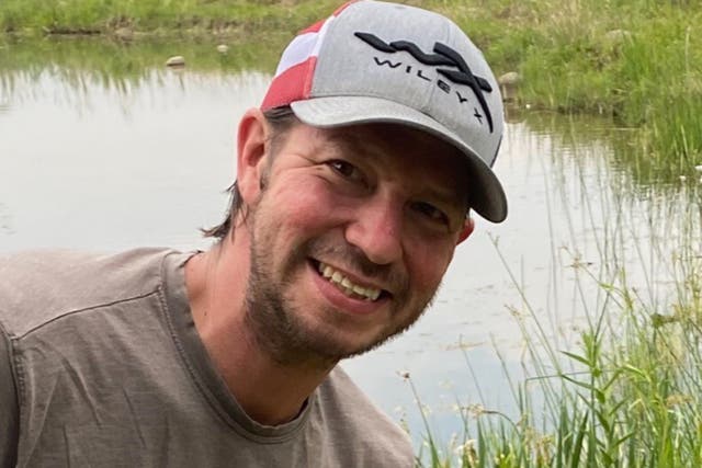 <p>Albert Cramer, 38, died after he fell from a canyon at an Illinois state park on Saturday</p>