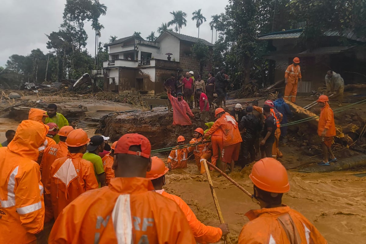 More than 100 dead as massive landslides sweep through southern Indian state