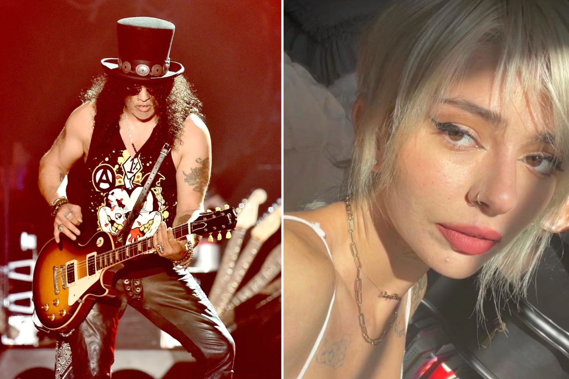 Slash paid tribute to his late stepdaughter, Lucy-Bleu Knight