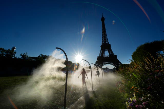 APTOPIX Paris Olympics Beach Volleyball