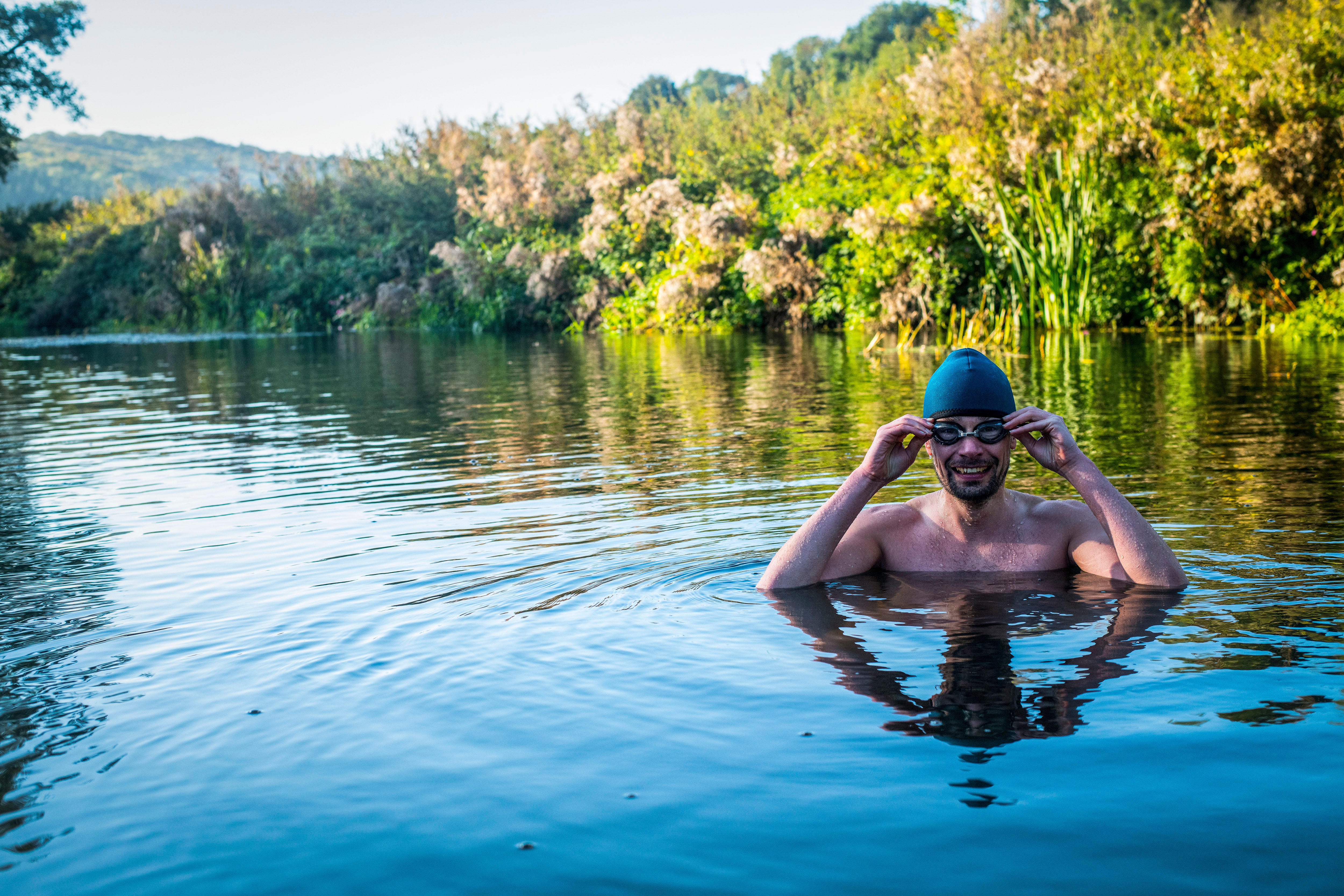 The experts shared their tips on how to check if the water is clean enough to swim in (Alamy/PA)