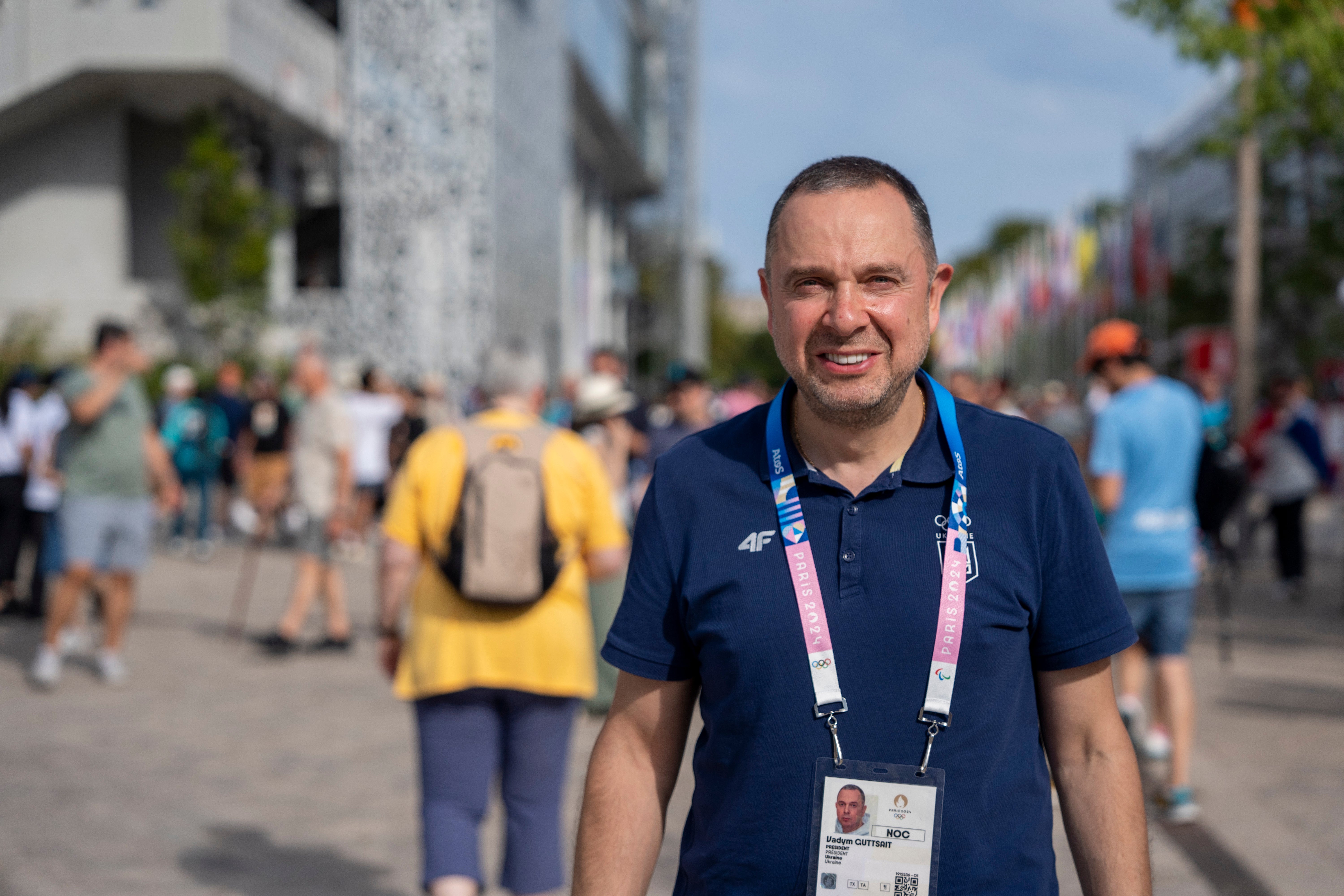 Paris Olympics Paris Ukraine Olympic Leader