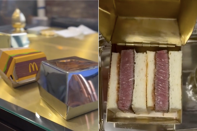 <p>The high-price bite even comes in a gold box </p>