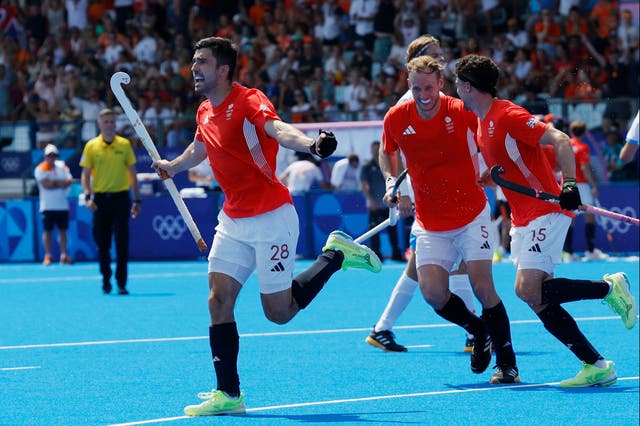 <p>Lee Morton bailed Team GB out with two late goals </p>