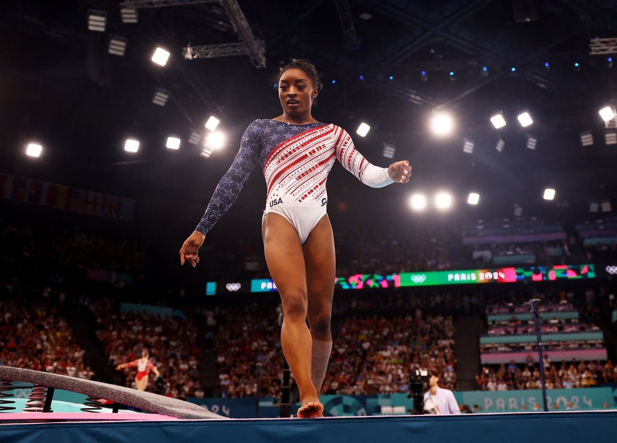 Olympics 2024 LIVE: Simone Biles in gymnastics final as Nathan Hales wins shooting gold for Team GB
