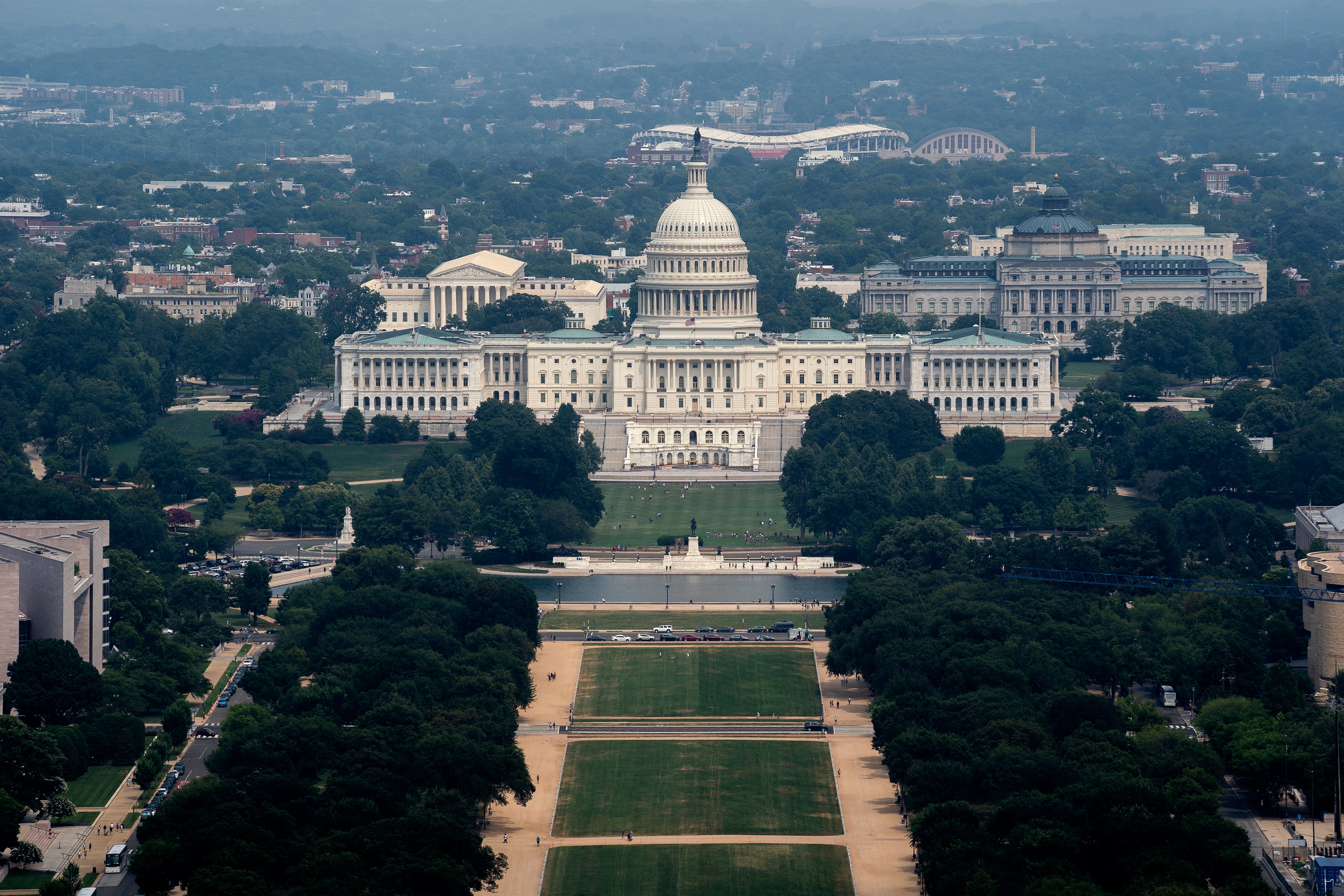 The U.S. Capitol in Washington, D.C. Divorce lawyers in the city say more couples are splitting up over political differences.