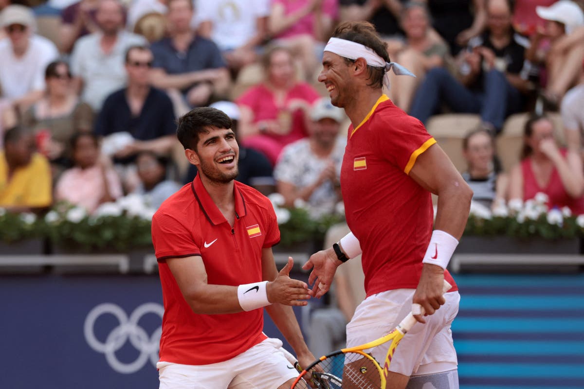 Olympics tennis order of play and schedule including Rafael Nadal and Carlos Alcaraz