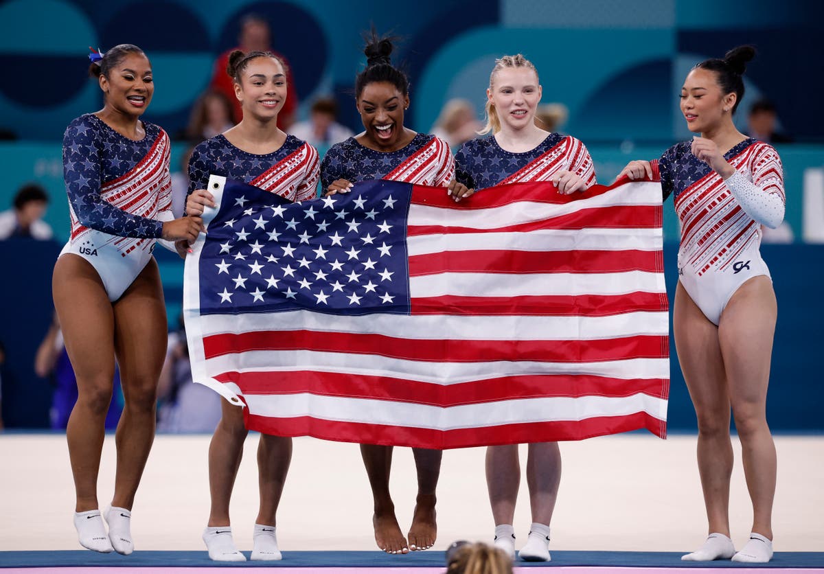 Olympic gymnastics 2024: Live updates and results as Simone Biles leads USA to gold