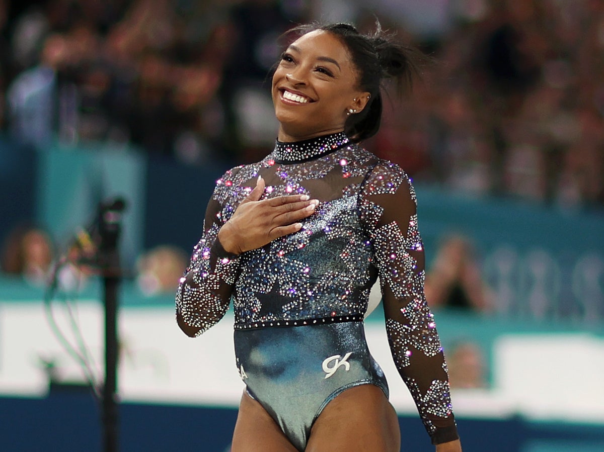 Simone Biles sweetly reacts to five-year-old gymnast’s training video modeled after Team USA