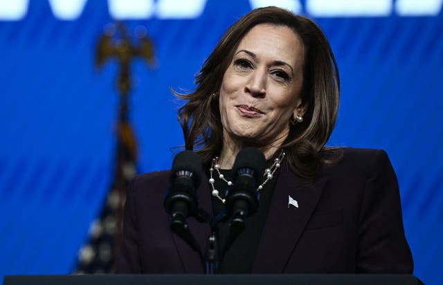 <p>Vice President Kamala Harris has sought to tie Donald Trump to policy positions and other ideas for reforming the government put forward by Project 2025</p>