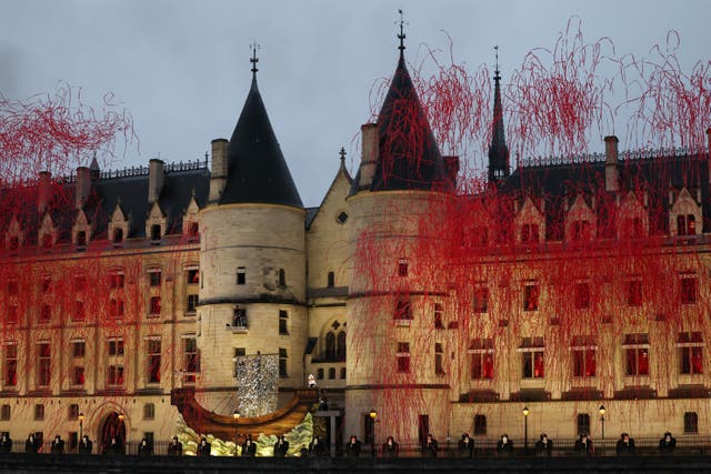 <p>French heavy metal band Gojira performing during the opening ceremony of the Olympic Games Paris 2024.</p>