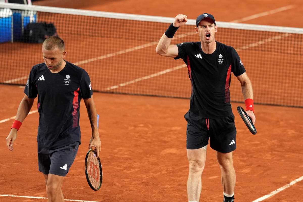 Andy Murray LIVE: Latest Olympics score and tennis updates from Paris doubles