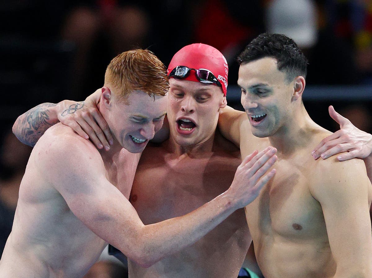 Team GB&rsquo;s dream team strike fabulous relay gold at Paris Olympics