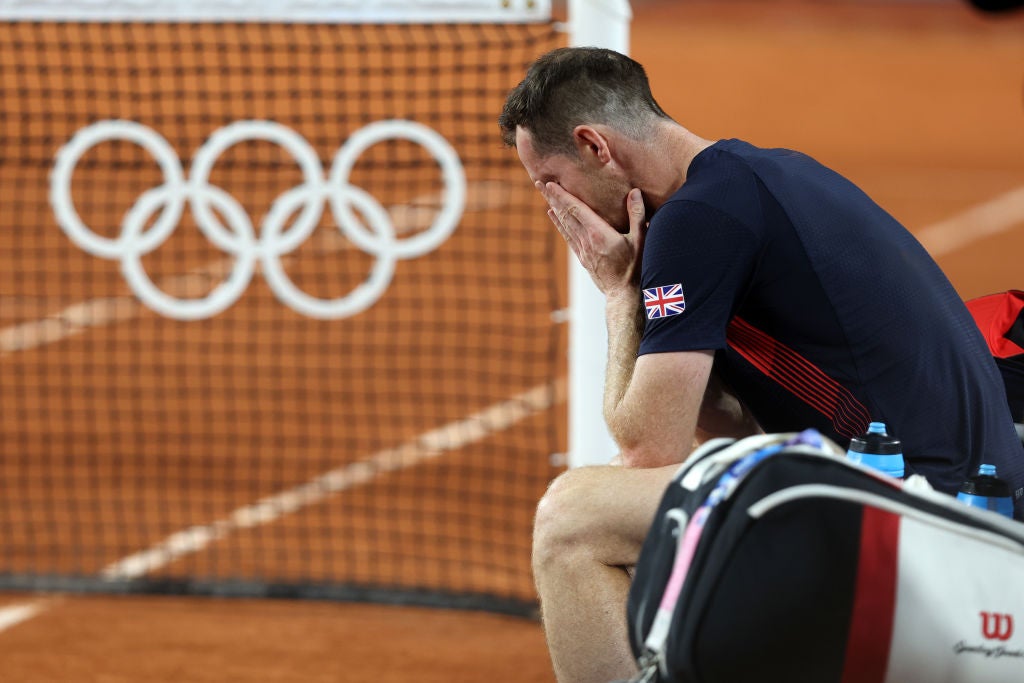 Murray was overcome by emotion after saving two more match points