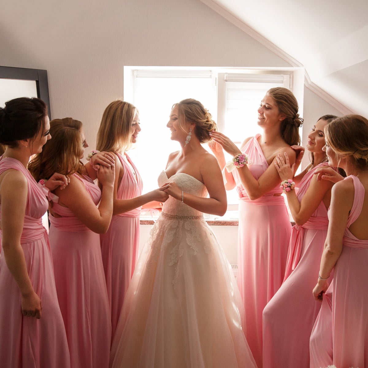 my bridesmaid dress is unflattering When your bridesmaids dresses turned out exactly how you envision! Im obsessed with the color palette! Thank you @Birdy Grey for helping my girls look good #birdygrey #birdygreypartner