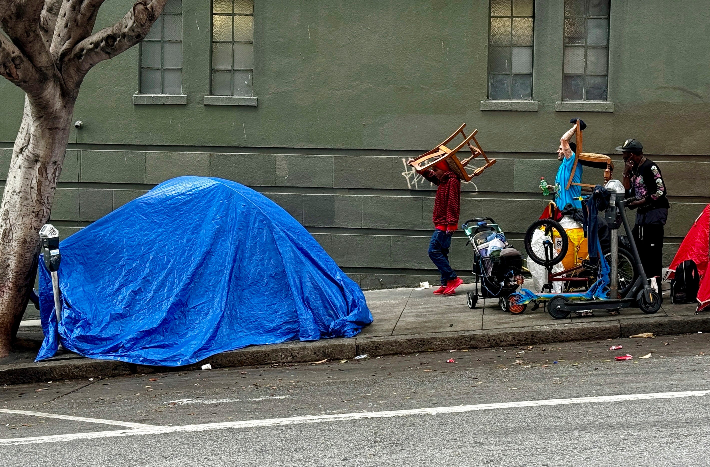 California Homeless Encampments