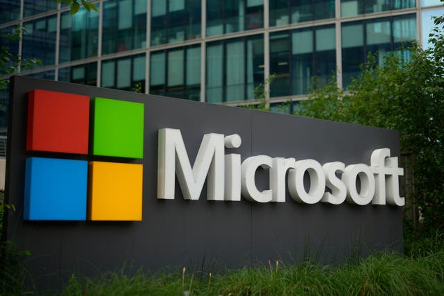 <p>Microsoft said an outage on July 30 was caused by a cyber attack (AP Photo/Thibault Camus)</p>
