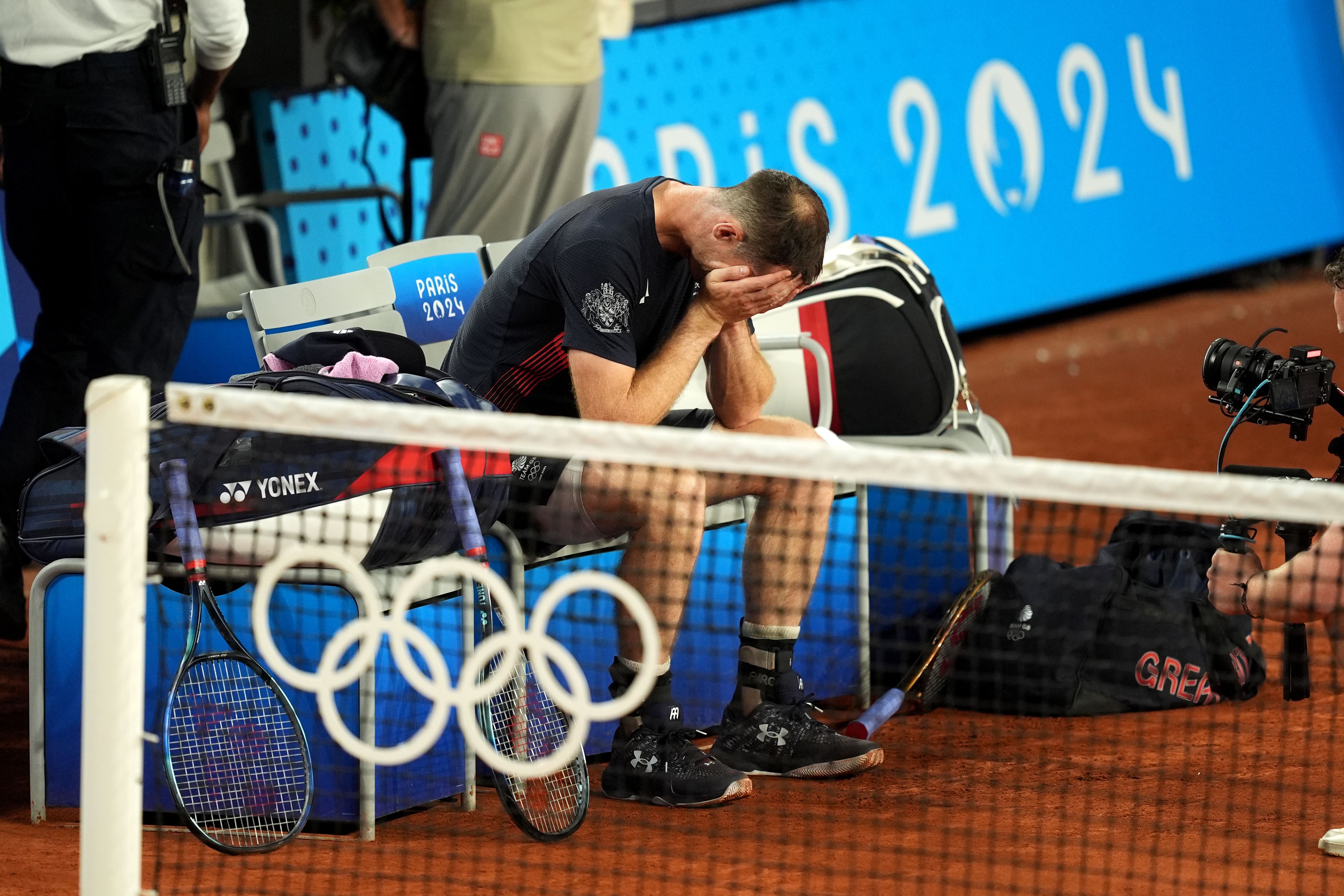 Andy Murray is refusing to go home just yet (Martin Rickett/PA)