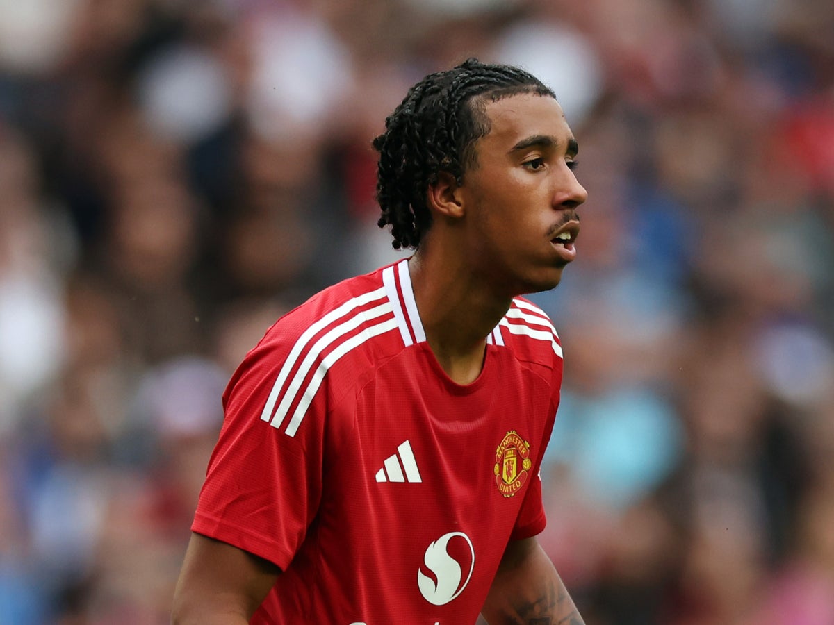 Man United suffer another injury worry as new signing Leny Yoro leaves  defeat on crutches | The Independent