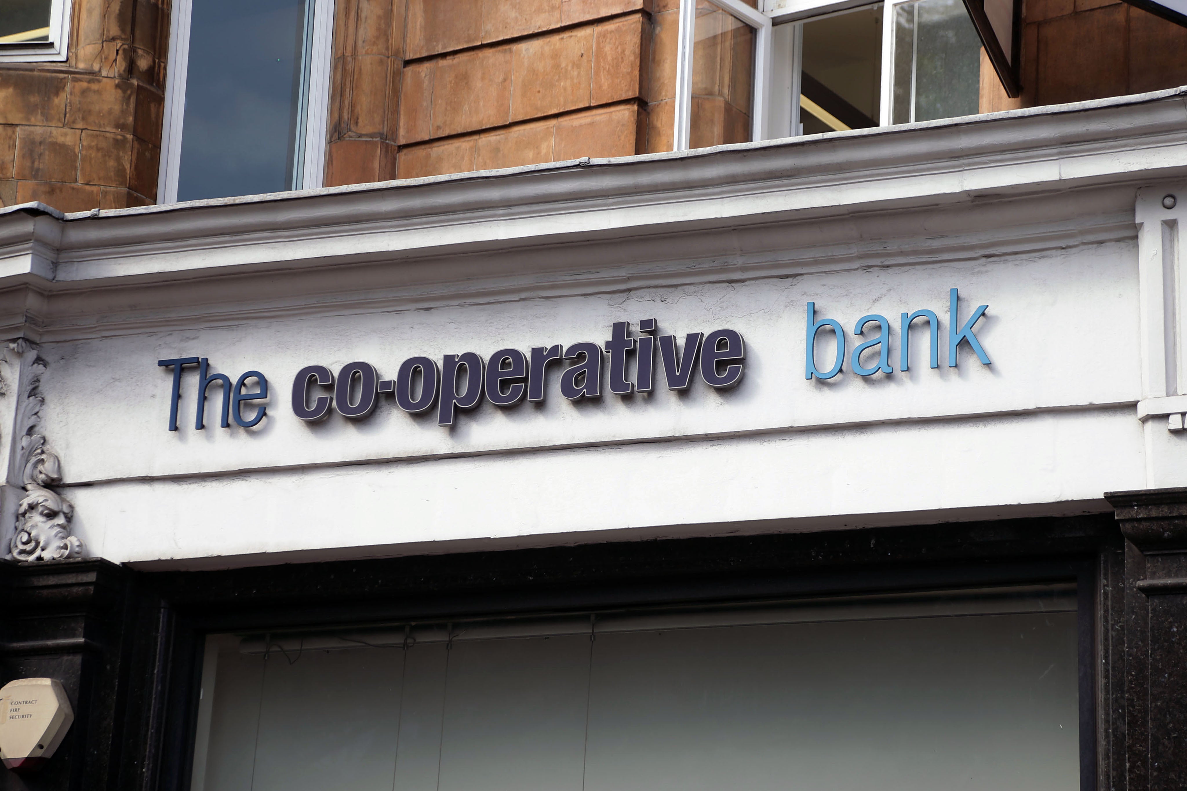 A branch of The co-operative bank in Islington, north London (Yui Mok/PA)