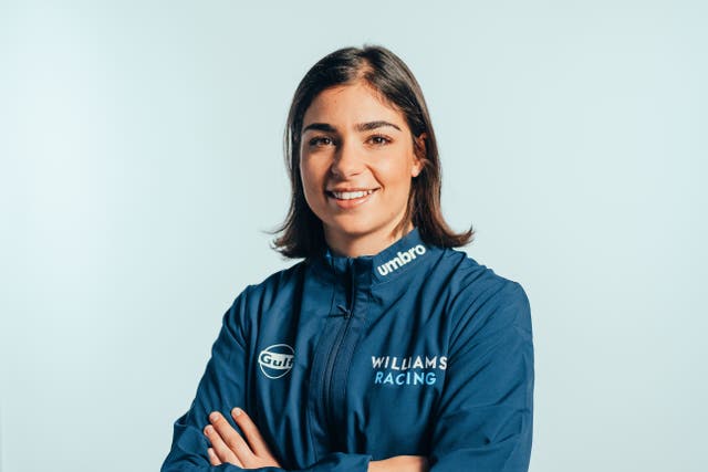 Jamie Chadwick will test with the Andretti IndyCar team in September (Williams Racing Handout/PA)