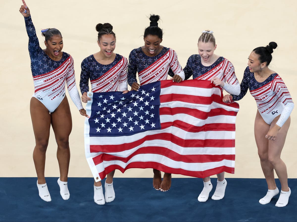 Simone Biles reveals Olympic women’s gymnastics NSFW team name