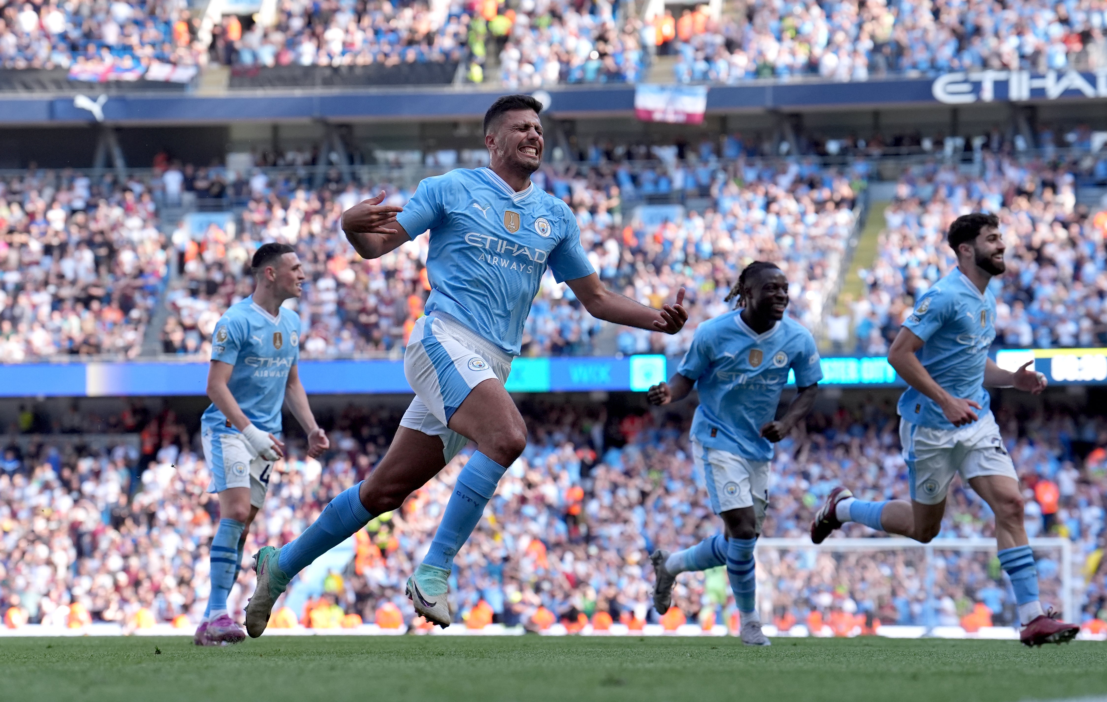 City’s victory over West Ham to clinch the title on the final day of last season is one of the games concerned (Martin Rickett/PA)