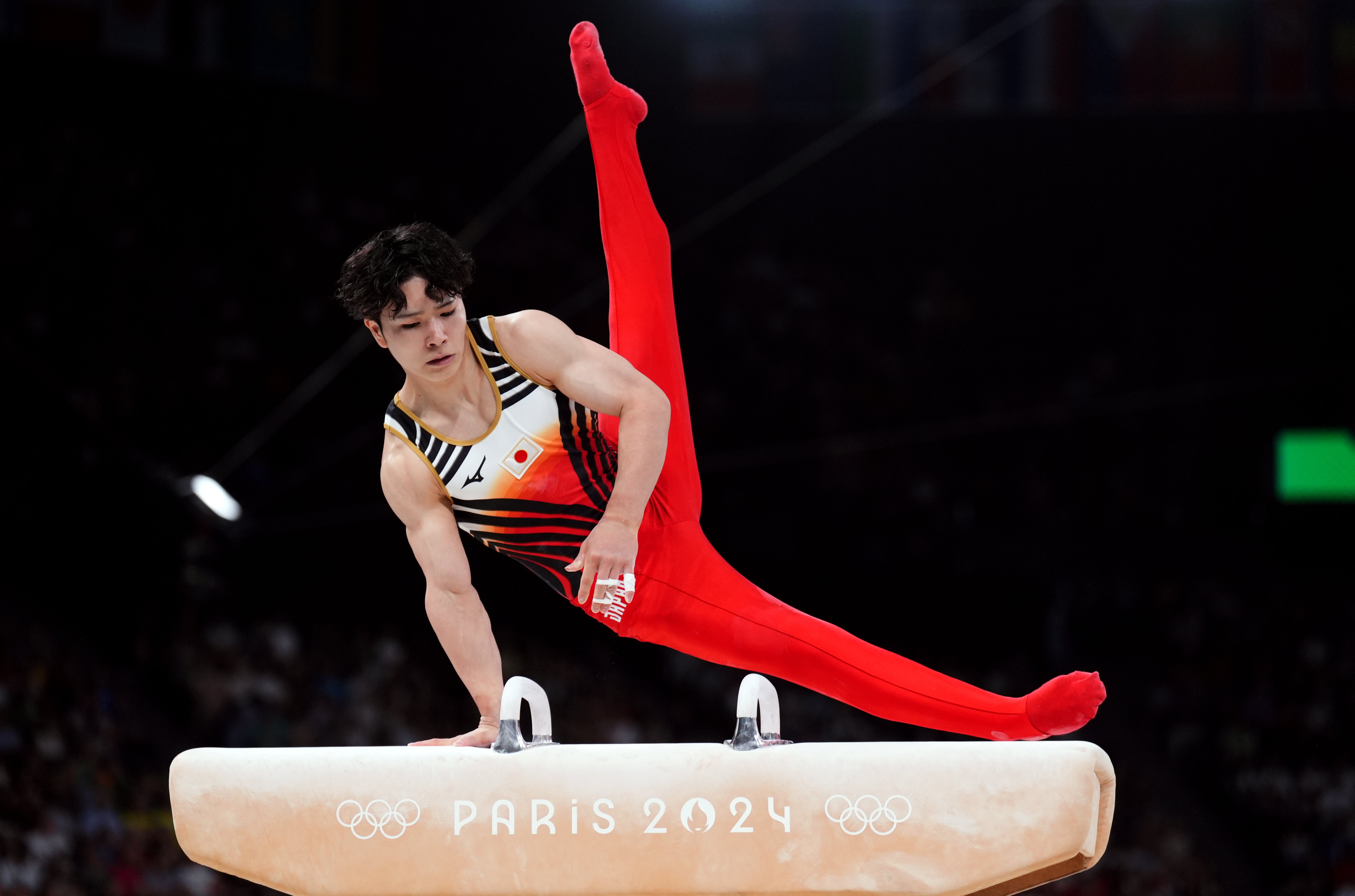 Japan’s Shinnosuke Oka was crowned all-around Olympic champion (Mike Egerton/PA)